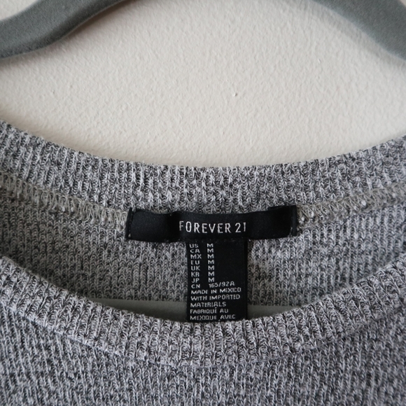 Forever 21 Longsleeve Cozy Gray Shirt - Picture 5 of 6